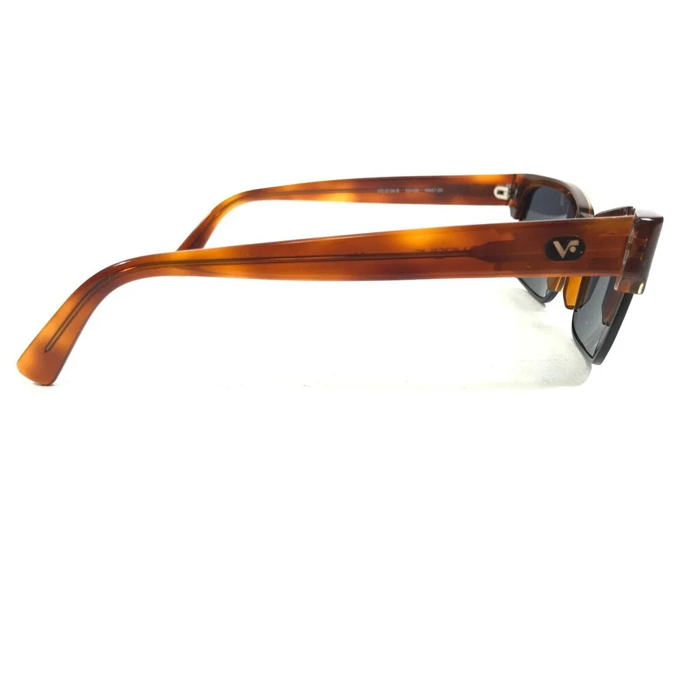 Vogue Sunglasses VO 2139-S W841/26 Black Brown Rectangular w/ Blue Lenses